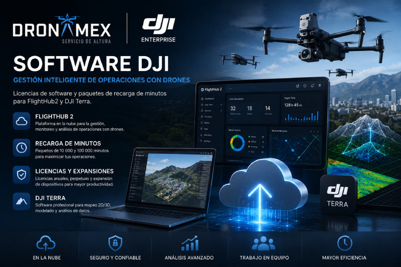 DJI FlightHub2 Enterprise 
Versión de 3 año /Para 1 Dispositivo